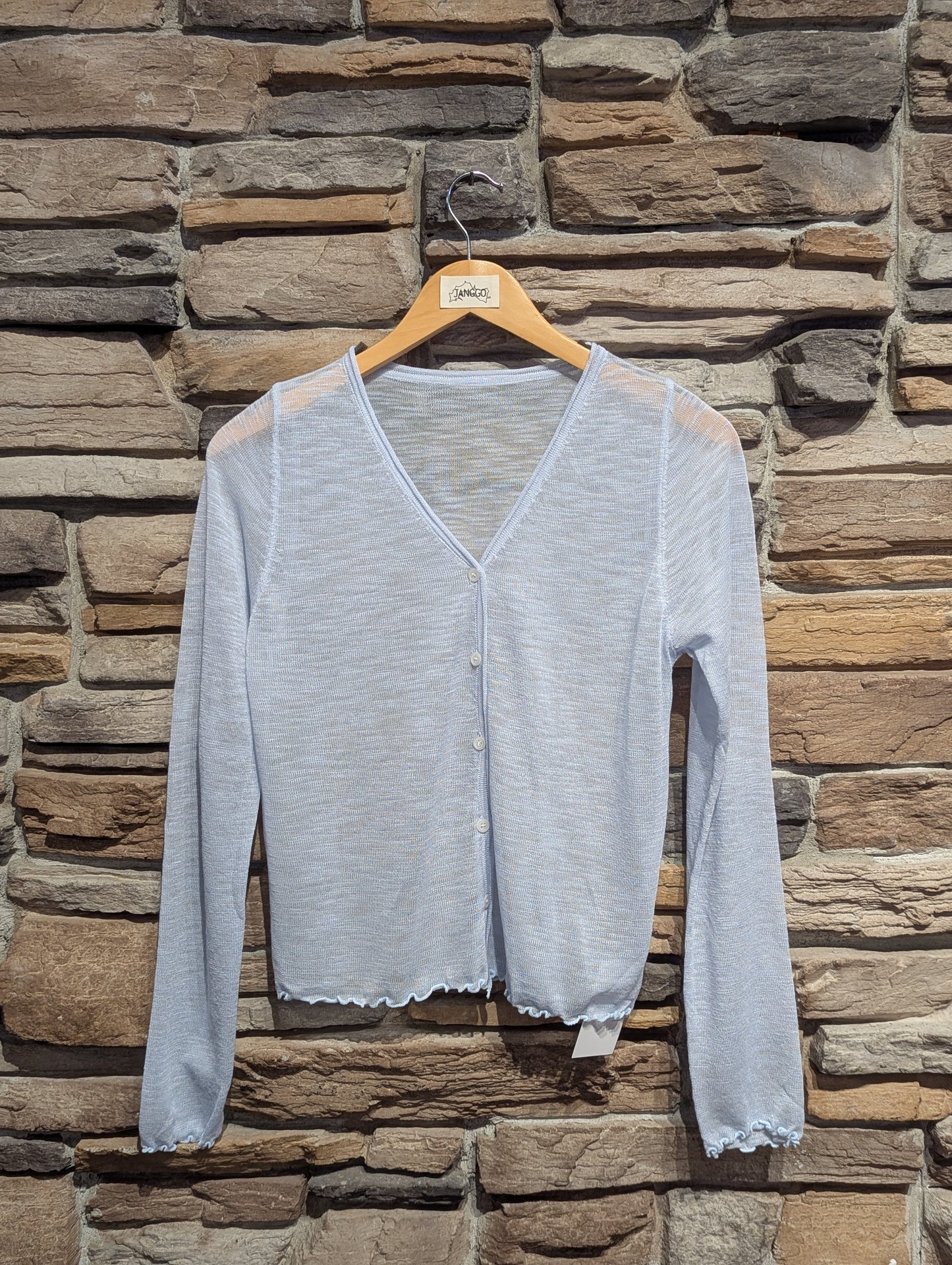 Soft Scalloped Cardigan