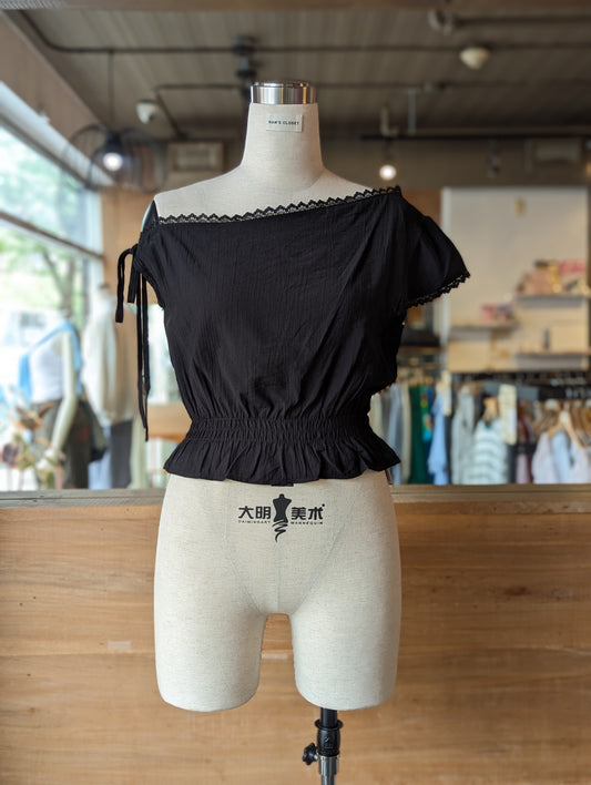 Dark Honey Off shoulder Top