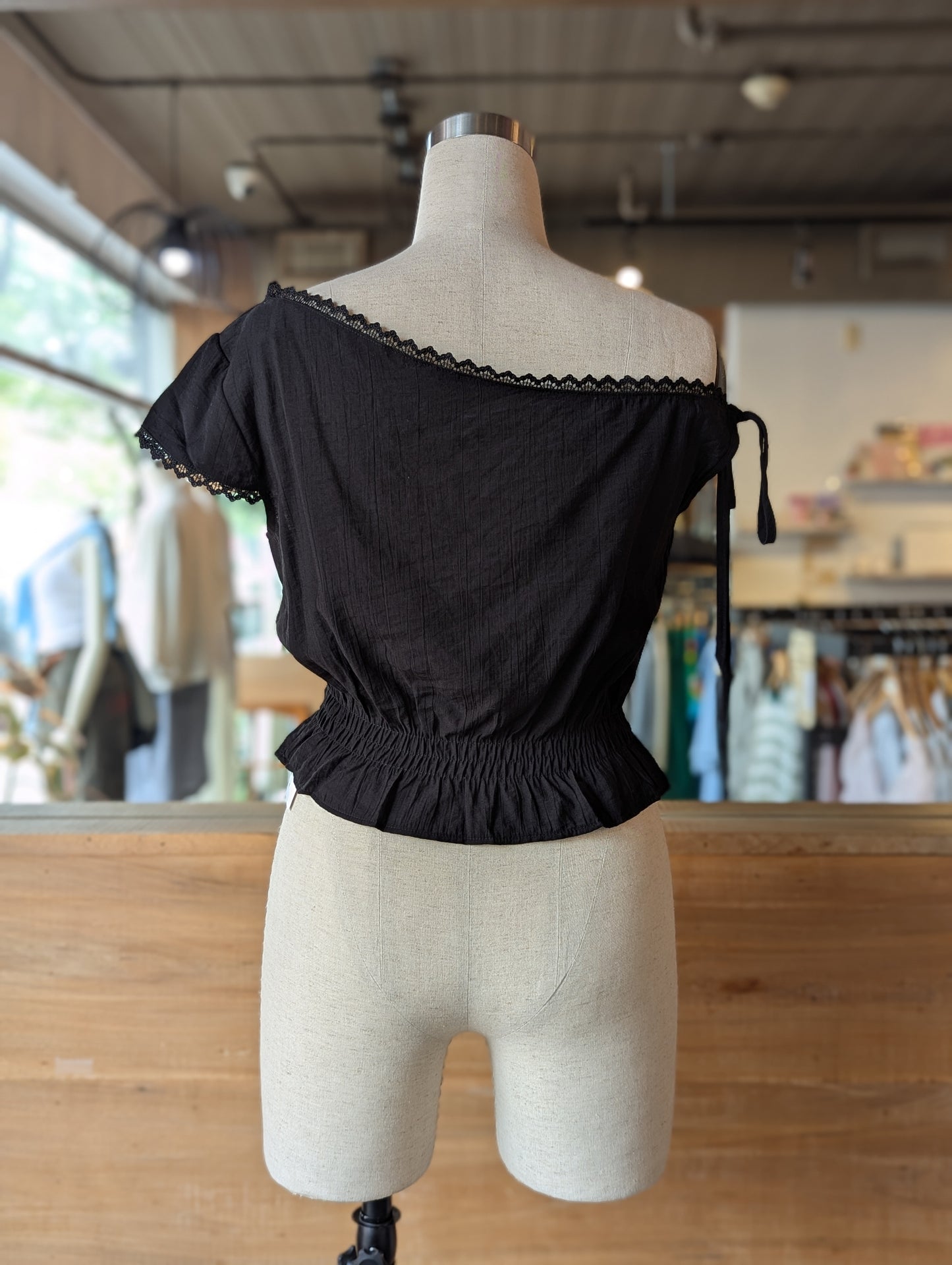 Dark Honey Off shoulder Top