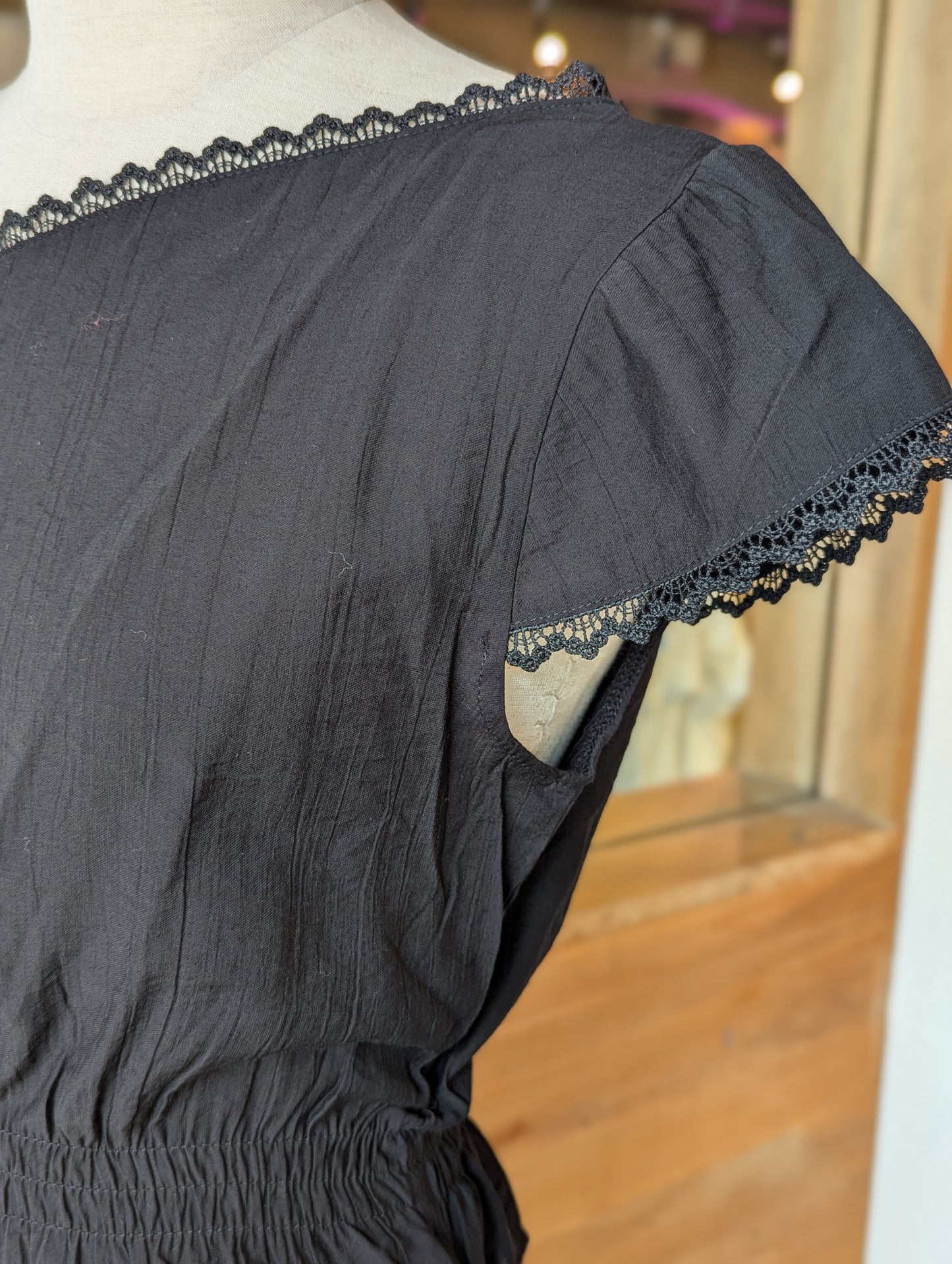 Dark Honey Off shoulder Top