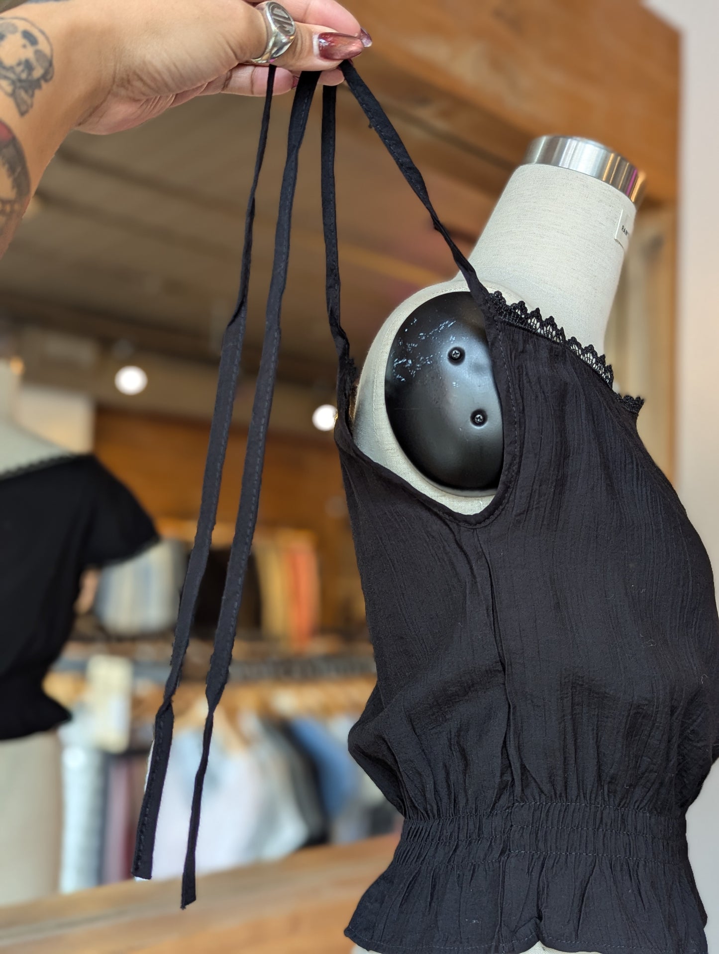 Dark Honey Off shoulder Top