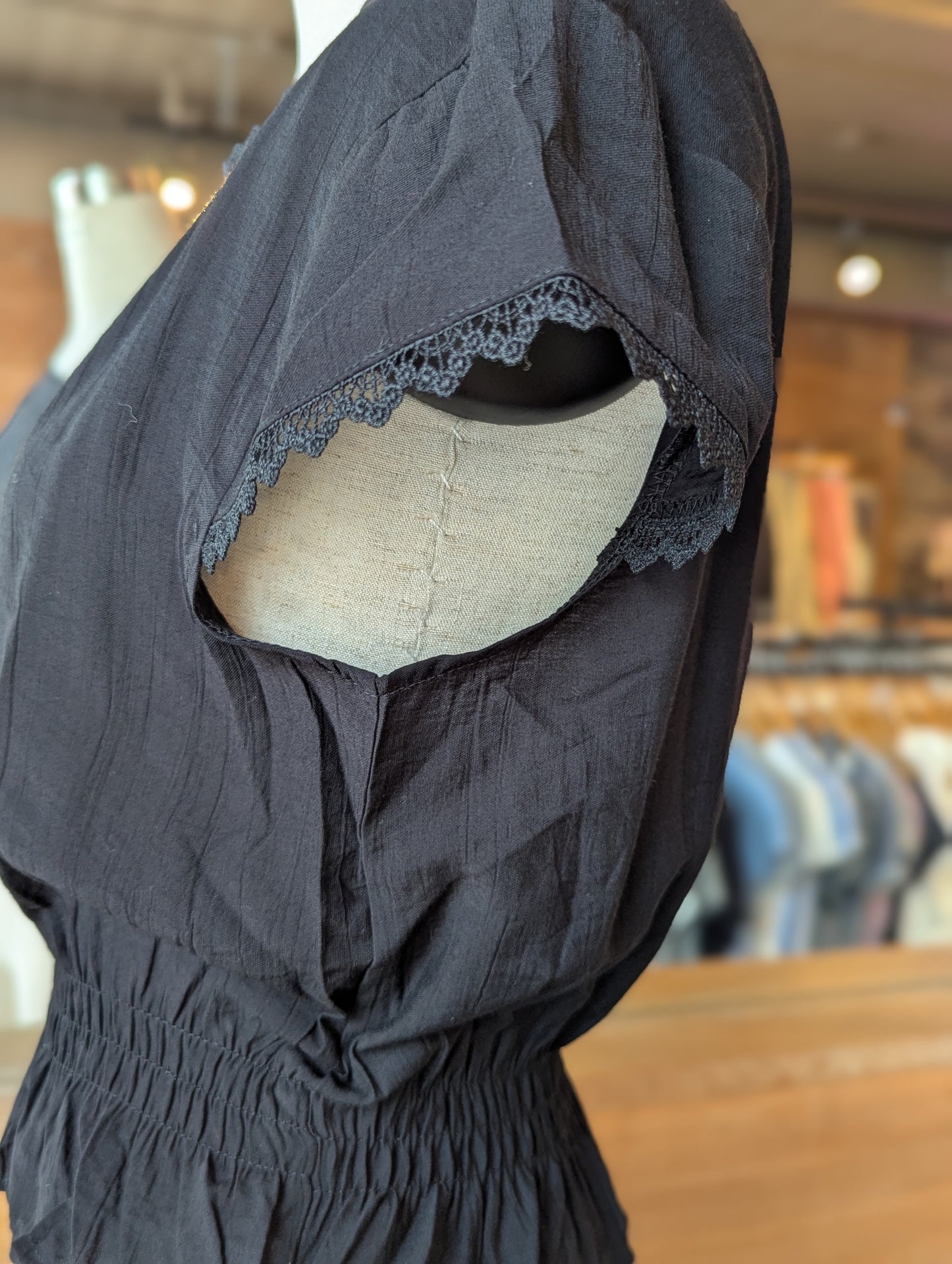 Dark Honey Off shoulder Top