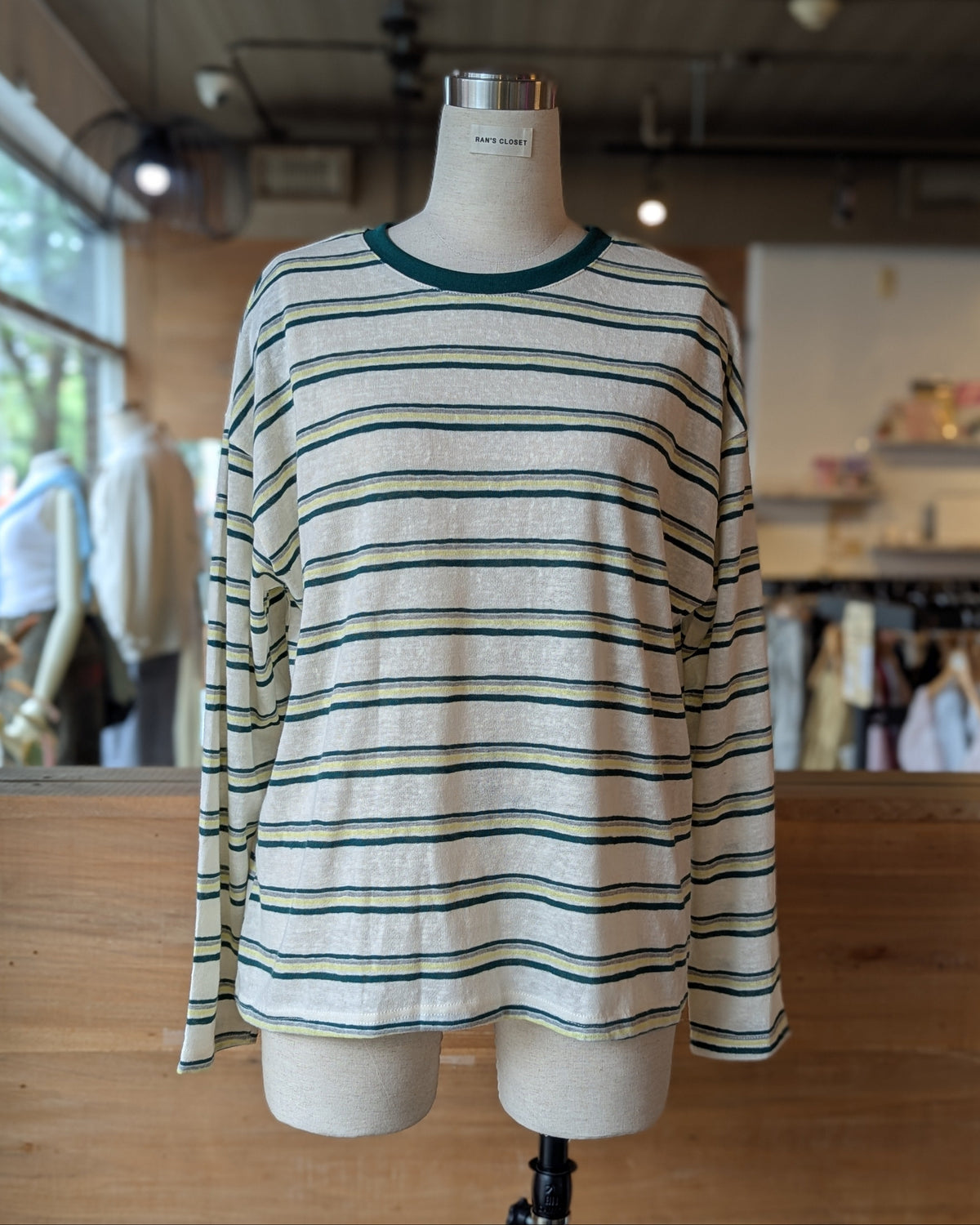 Weekender Stripe Long Sleeve Top