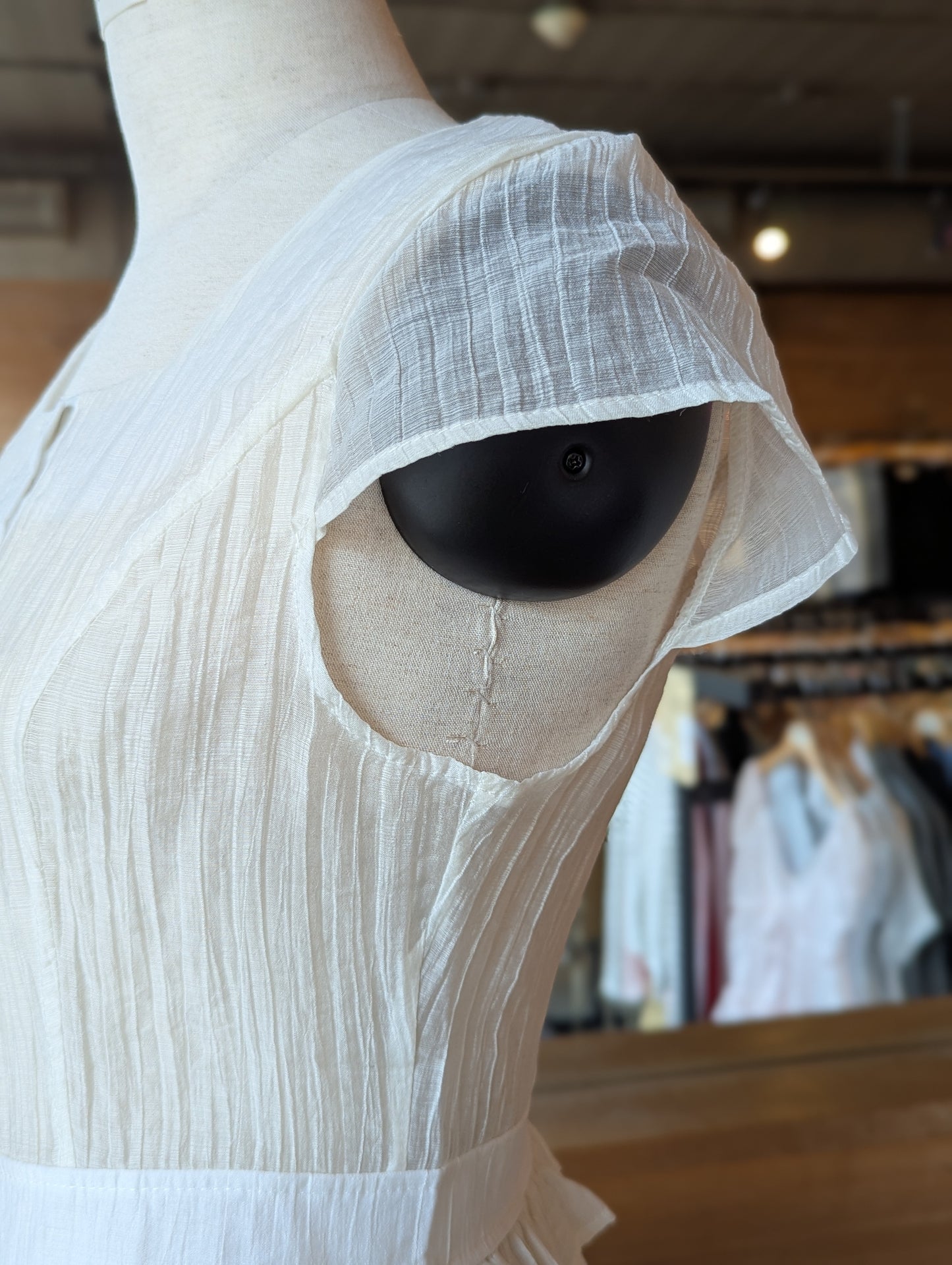 Celestial Sheer Peplum Blouse