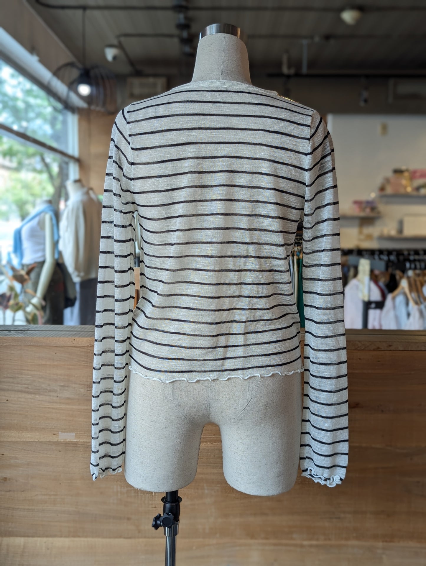 Soft Scalloped Cardigan
