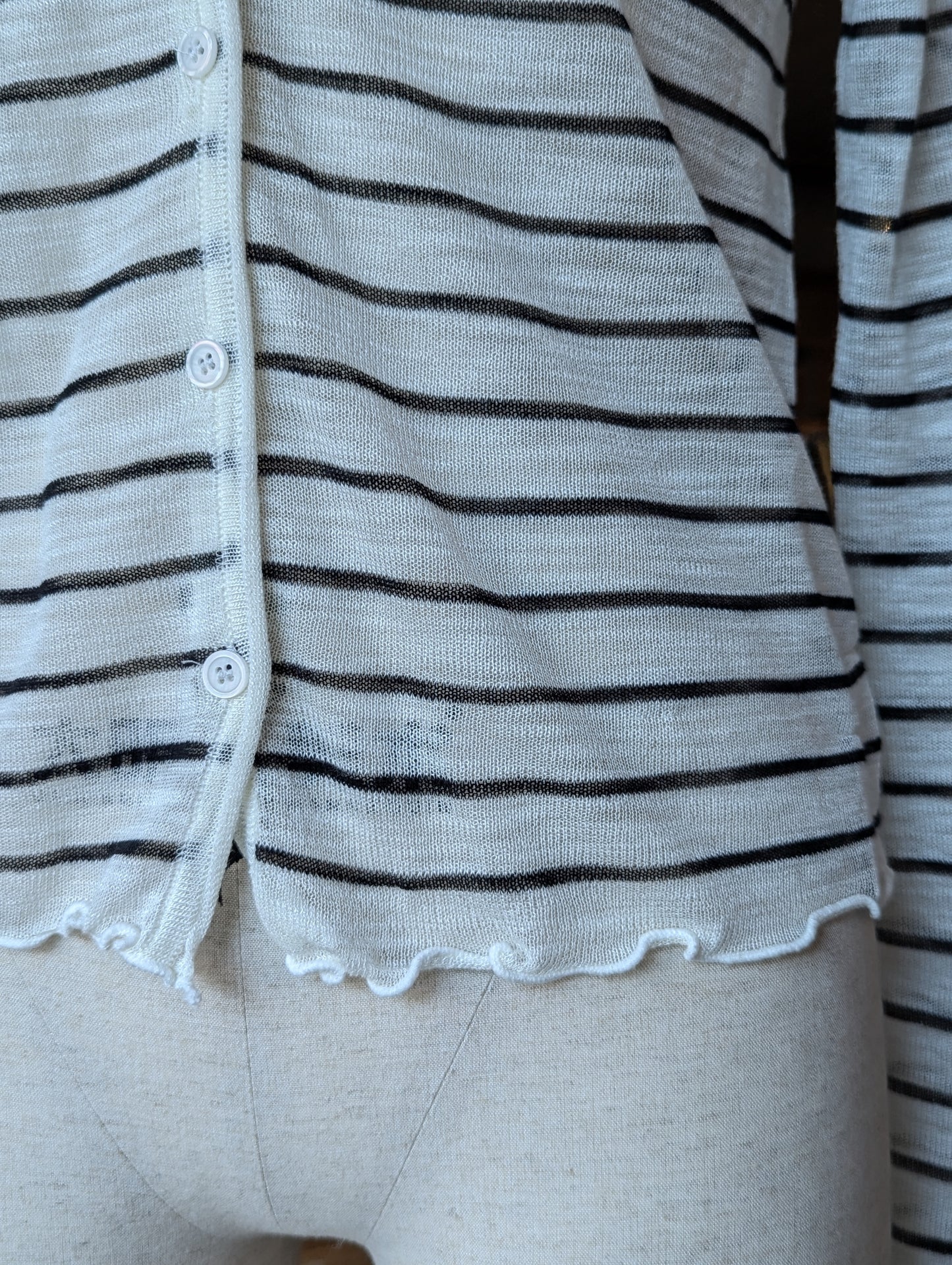 Soft Scalloped Cardigan