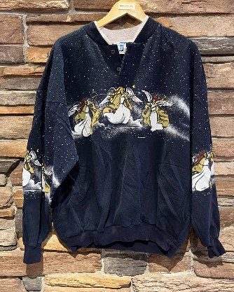 Vintage A.U. Unlimited Angel Graphic Sweatshirt