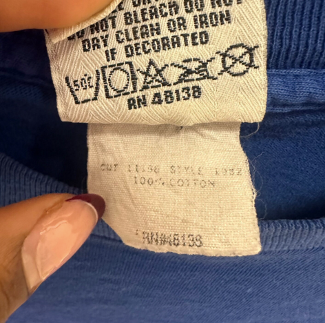 Vintage New York Giants Nutmeg Athletic Dept T-Shirt