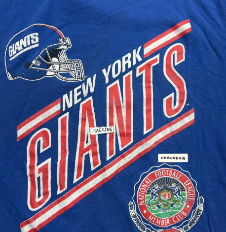 Vintage New York Giants Nutmeg Athletic Dept T-Shirt