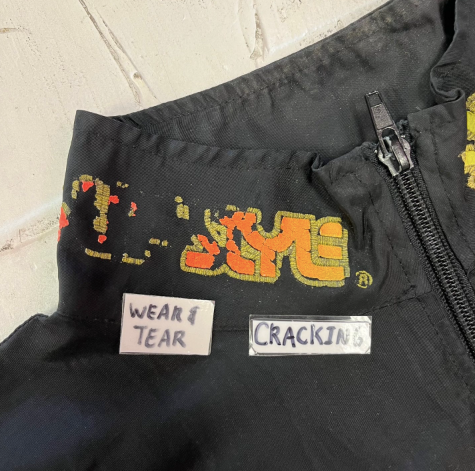 Vintage Distressed SurfStyle Body Gear Windbreaker