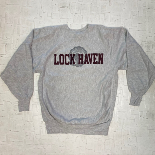 Vintage Champion Lock Haven University Reverse Weave Sweatshirt