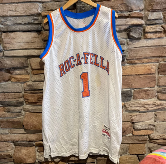Vintage 2000's Jay-Z Sean Carter Roc-A-Fella Basketball Jersey