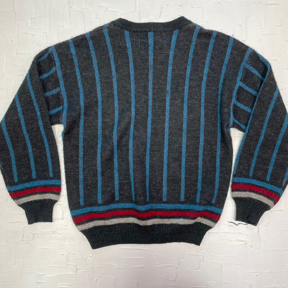 Vintage Aztec Patterned Pullover Sweater