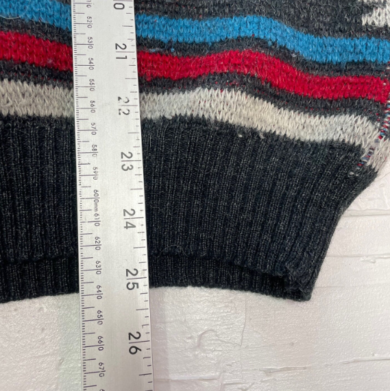Vintage Aztec Patterned Pullover Sweater