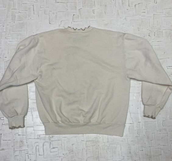 Vintage 80s Jerzees Patchwork Rooster Sweatshirt