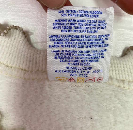 Vintage 80s Jerzees Patchwork Rooster Sweatshirt