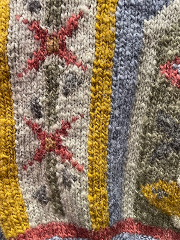 Vintage Wool Tara Knits Fish Sweater