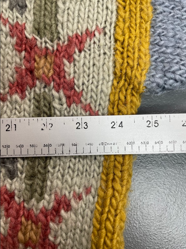 Vintage Wool Tara Knits Fish Sweater