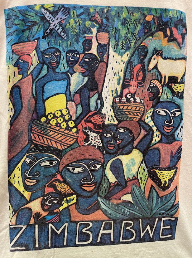 Vintage Handmade Zooloo Zimbabwe T-Shirt