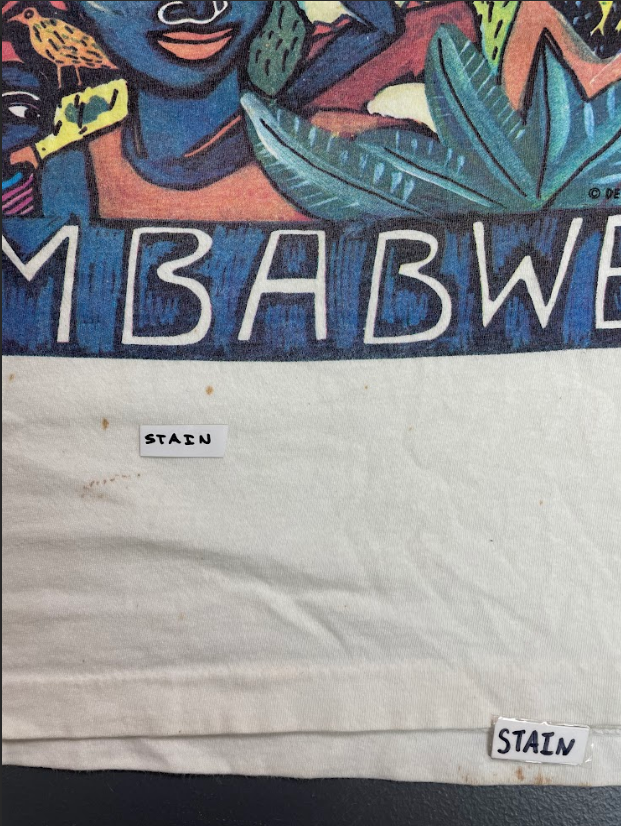 Vintage Handmade Zooloo Zimbabwe T-Shirt