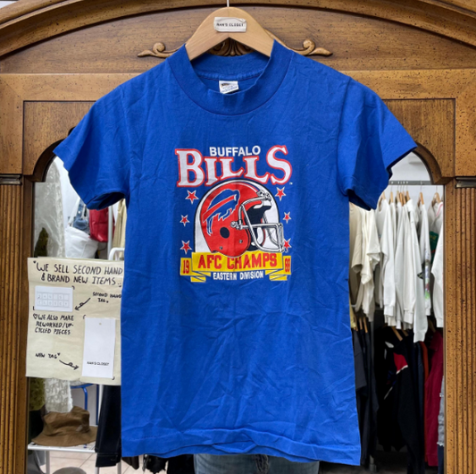 Vintage 1988 Buffalo Bills AFC Champs Kids T-Shirt