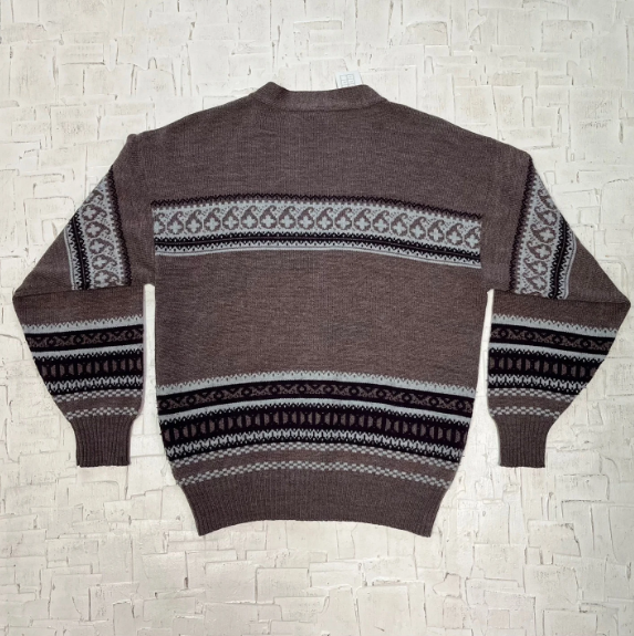 Vintage Cardigan with Embroidered Bird Detail
