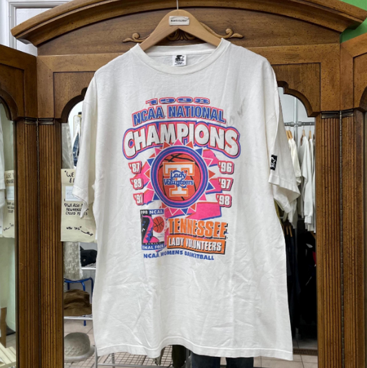 Vintage 1998 NCAA Champions Tennessee Lady Volunteers T-Shirt