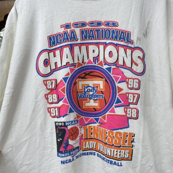 Vintage 1998 NCAA Champions Tennessee Lady Volunteers T-Shirt