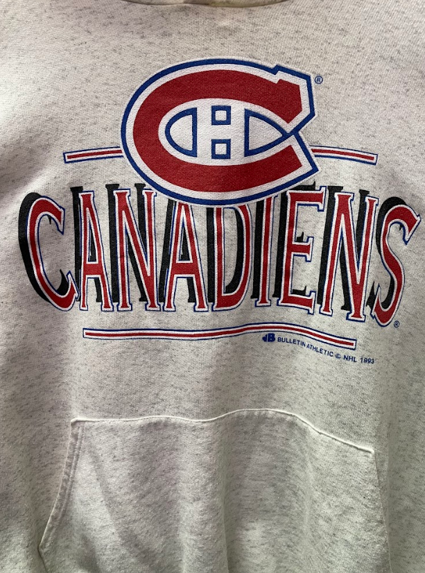Vintage 1993 Montreal Canadiens NHL Hoodie