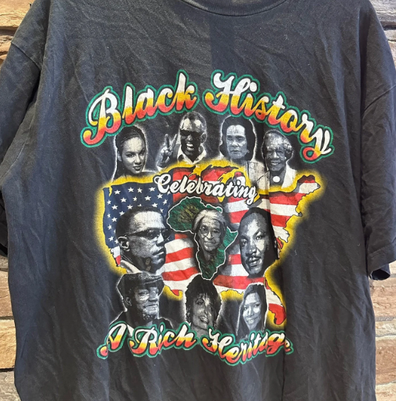 Vintage "Black History Celebrating a Rich Heritage" T-Shirt