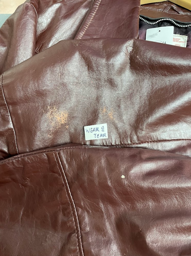 Vintage Burgundy Leather Jacket