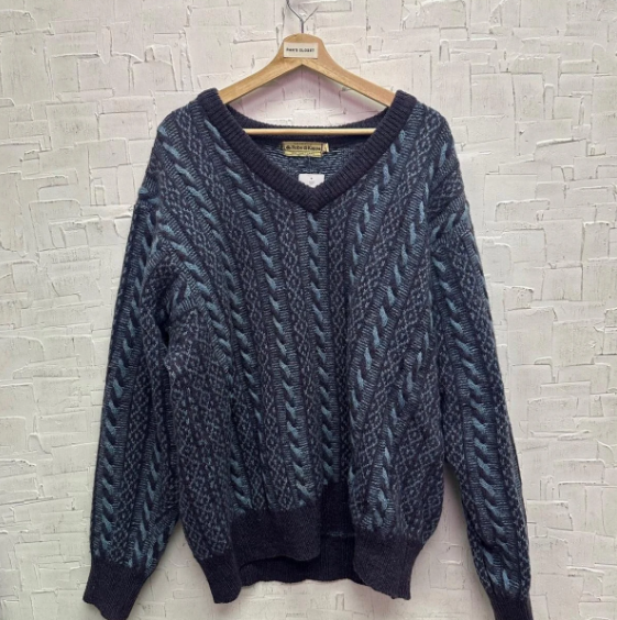 Vintage Robe di Kappa 100% Shetland Wool Sweater