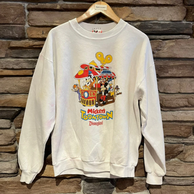 Vintage Disney Designs Mickey's Toon Town Sweatshirt