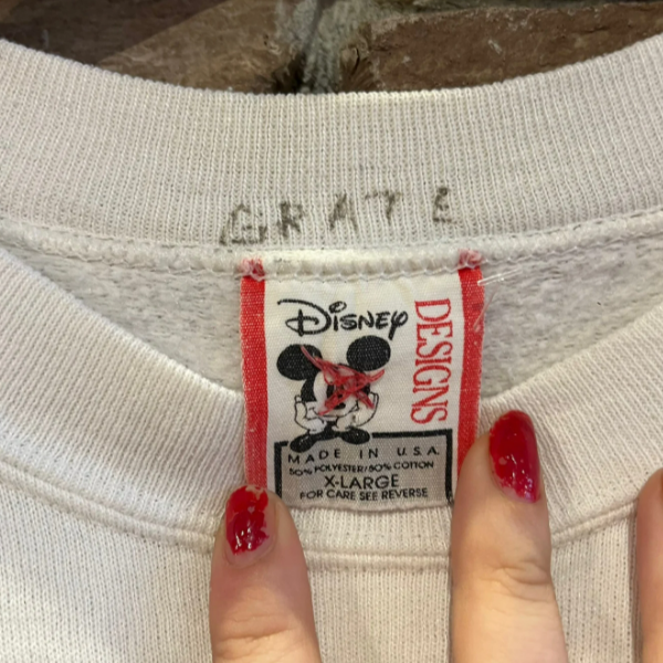 Vintage Disney Designs Mickey's Toon Town Sweatshirt