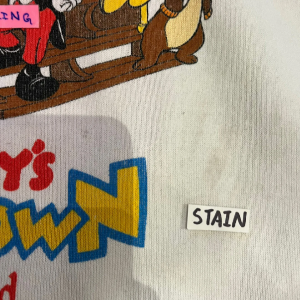 Vintage Disney Designs Mickey's Toon Town Sweatshirt