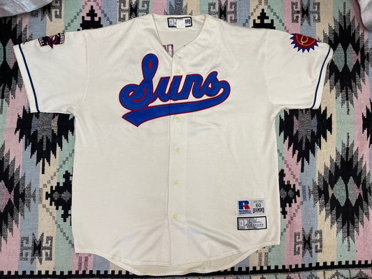 Men's Vintage Baseball Jersey | Hagerstown Suns  | Minor League Baseball | Tom Seaver 41 | Russell Athletic |  Size 60 | SKU: M-811