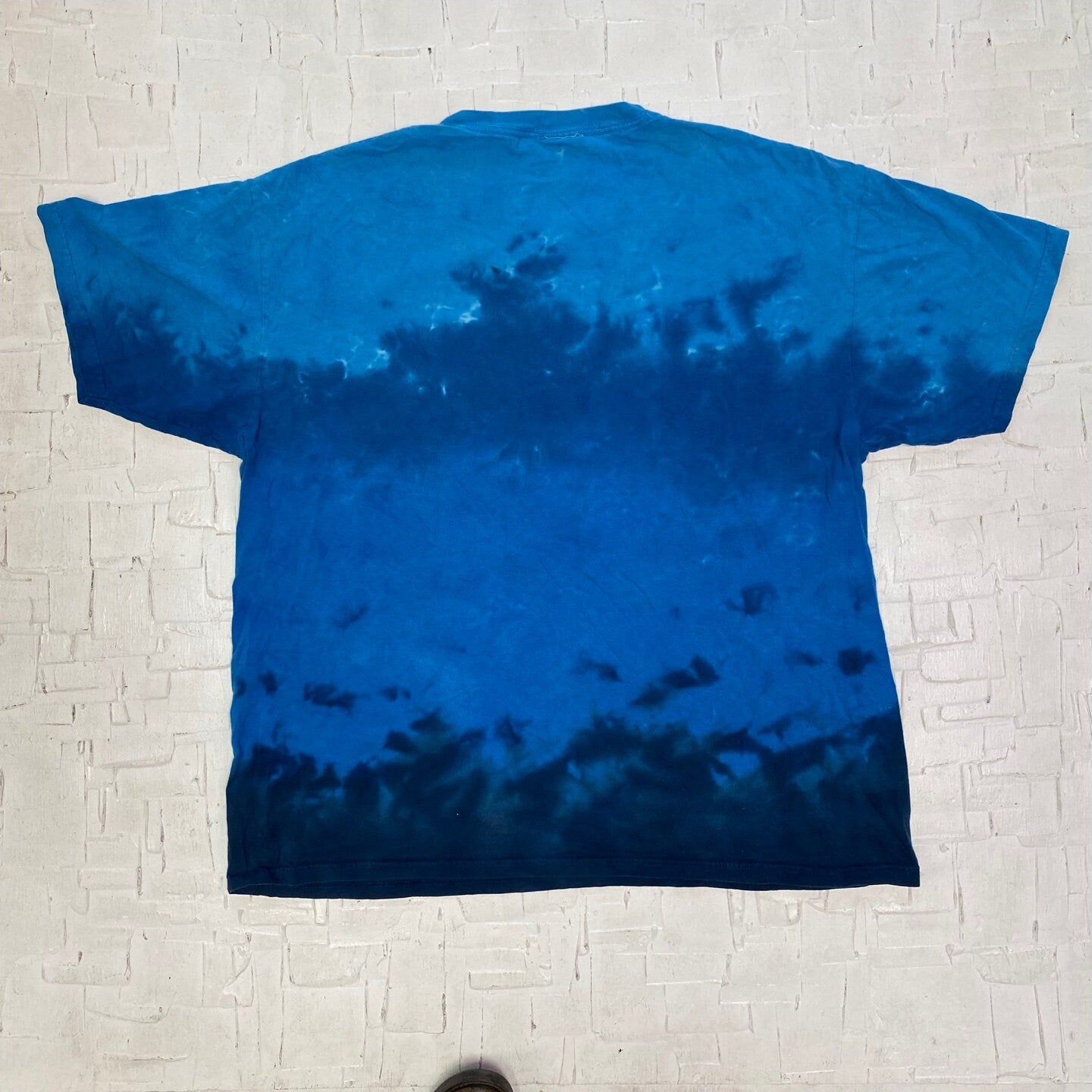 The Beatles Blue Ombre Tie-Dye T-shirt | Graphic T-shirt | Blue | Navy | Band T-Shirt | Cotton T-shirt | 60's Music | Men's Size XL | M-2212