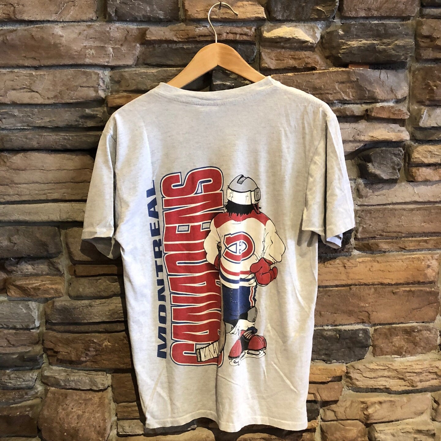 1994 Nutmeg NHL Montreal Canadiens T-Shirt | Vintage T-Shirt | Montreal Canadiens | Single Stitch | Hockey T-Shirt | Size S | SKU: STQ-3022