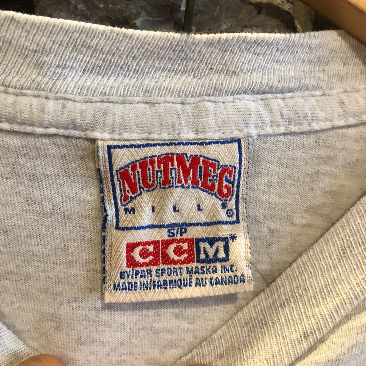 1994 Nutmeg NHL Montreal Canadiens T-Shirt | Vintage T-Shirt | Montreal Canadiens | Single Stitch | Hockey T-Shirt | Size S | SKU: STQ-3022