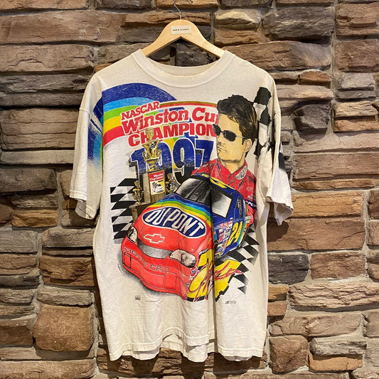 1997 Vintage NASCAR Winston Cup Championship Racing T-shirt | Vintage T-shirt | Winston Cup Series | Men's Size xl | SKU:STQ-3296