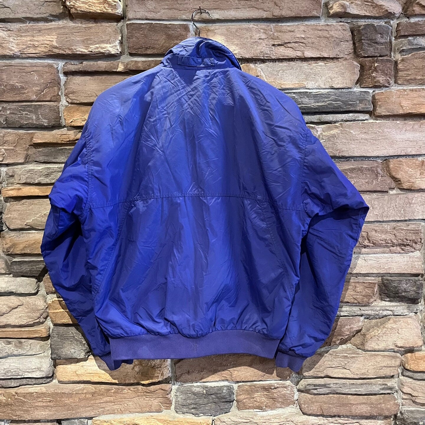 Vintage Patagonia Fleece Lined Wind Breaker | Vintage Jacket | Made in USA Purple Patagonia Light Jacket | Men's Size S | SKU STQ-3533