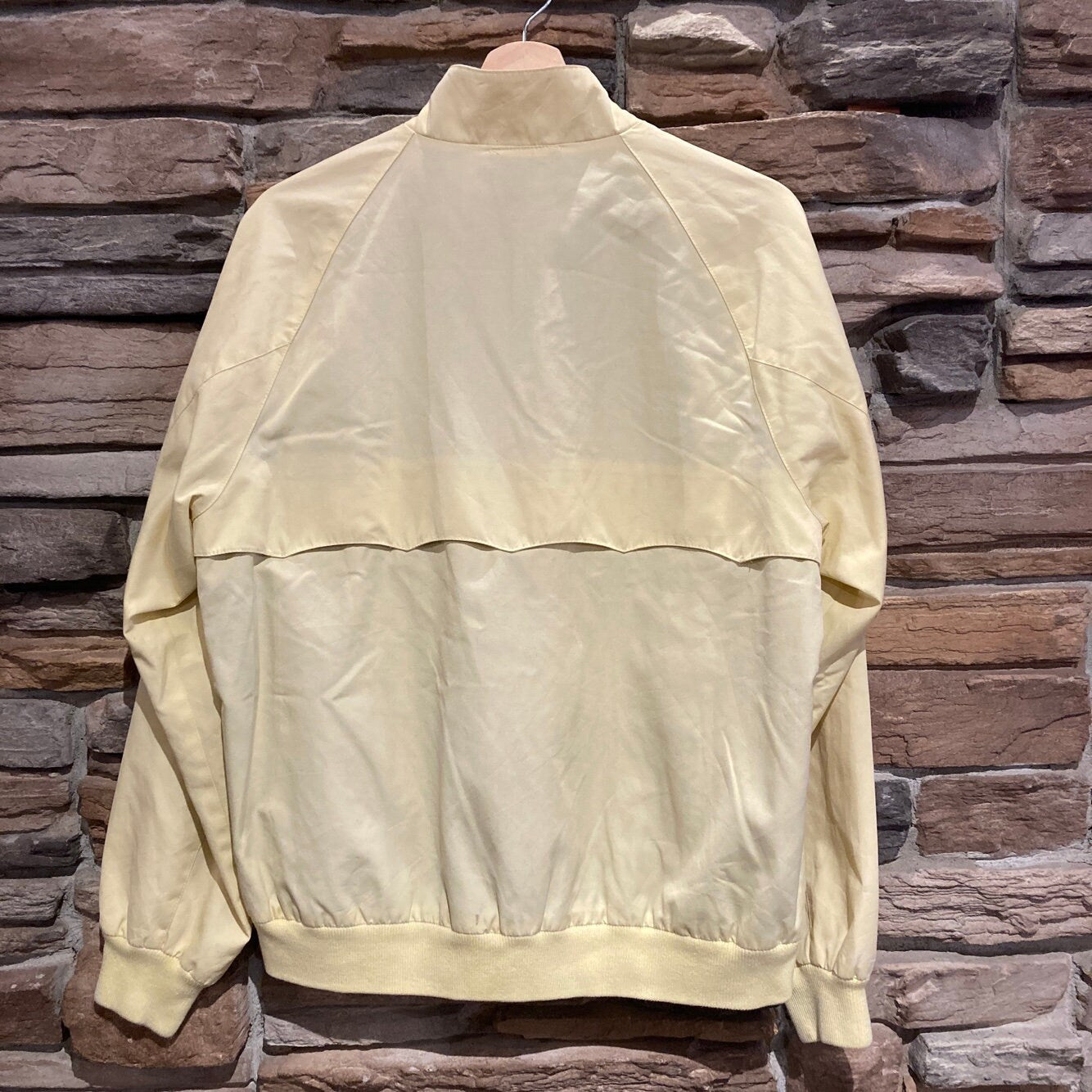 Vintage 90s Izod Lacoste Bomber Jacket Vintage jacket Light Yellow 1990s Lacoste Sportswear Bomber Jacket Men s Size M SKU STQ 3549