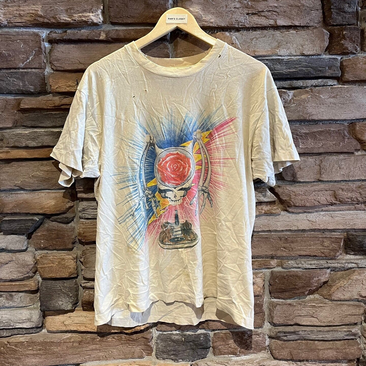 Vintage Grateful Dead 1988 Tour Madison Square Garden T-shirt | Vintage T-shirt | Band T-shirt | Rock n' Roll | Men's Size L | STQ-3437