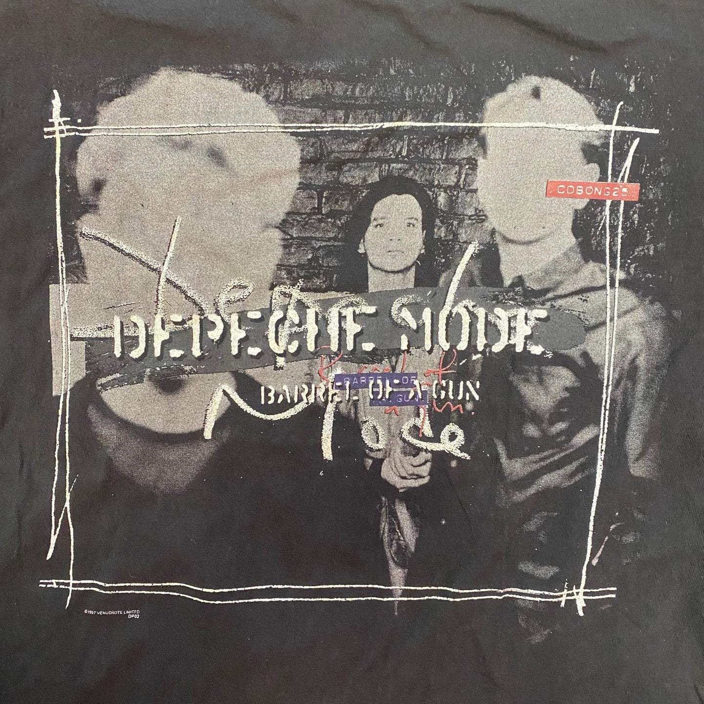 Vintage Depeche Mode "Barrel Of A Gun" Band T-shirt | Vintage T-shirt | Ultra Album | British Electronic Music | Size XL | SKU: NPW-1071