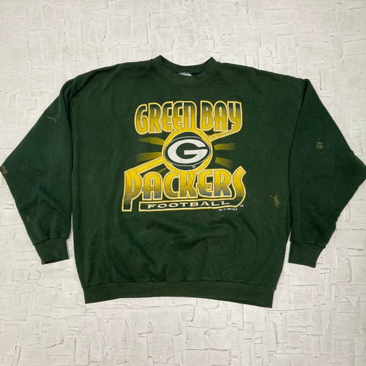 Vintage 1995 Green Bay Packers Football Sweatshirt | Vintage Sweatshirt | Vintage Graphic Sweatshirt | Packers NFL | Size 2XL | NPC-1247