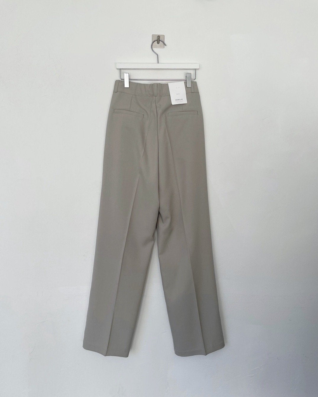 Pintuck hidden banding slacks pants