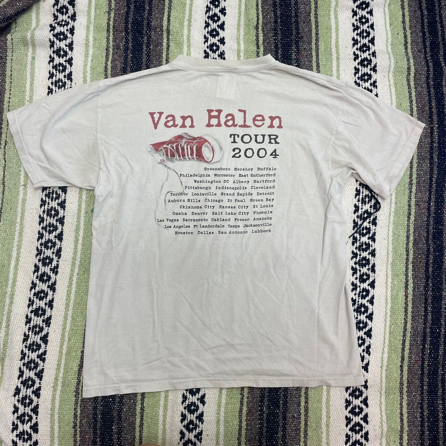 2004 Van Halen Tour T-Shirt | Rock n' Roll T-Shirt | Tour T-Shirt | Band T-Shirt | Van Halen | Graphic T-Shirt | SKU: M-1385
