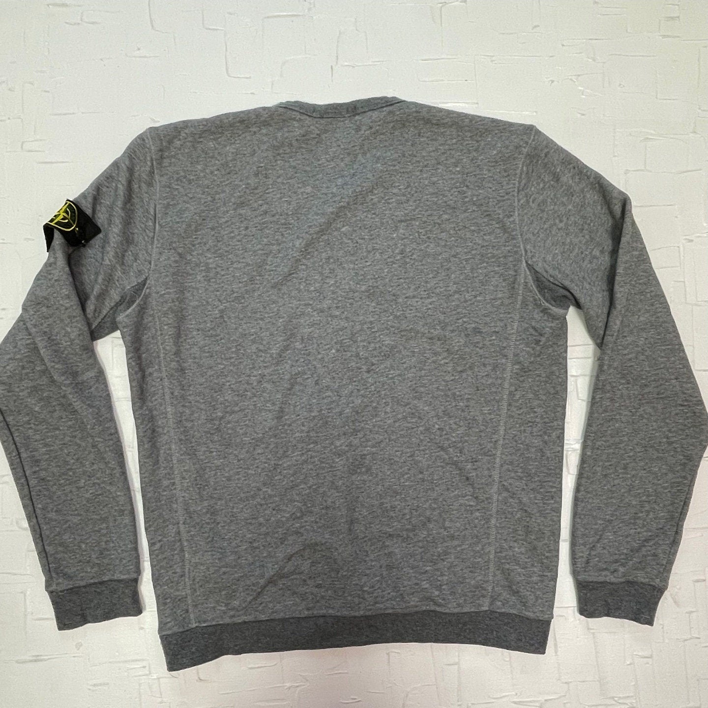 Grey Stone Island Crewneck Sweatshirt | Stone Island | Second Hand Stone Island | Pullover Sweatshirt | Size M | SKU: M-1392
