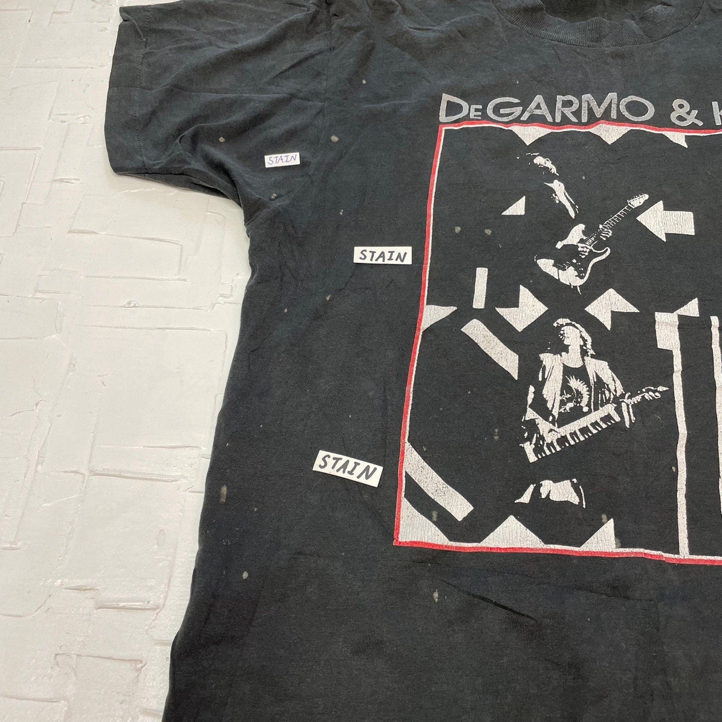 Vintage DeGarmo and Key 1988 Rock Solid Tour Graphic T-Shirt | Vintage T-Shirt | Band T-Shirt | DeGarmo and Key | 80s T-Shirt | SKU: M-1604