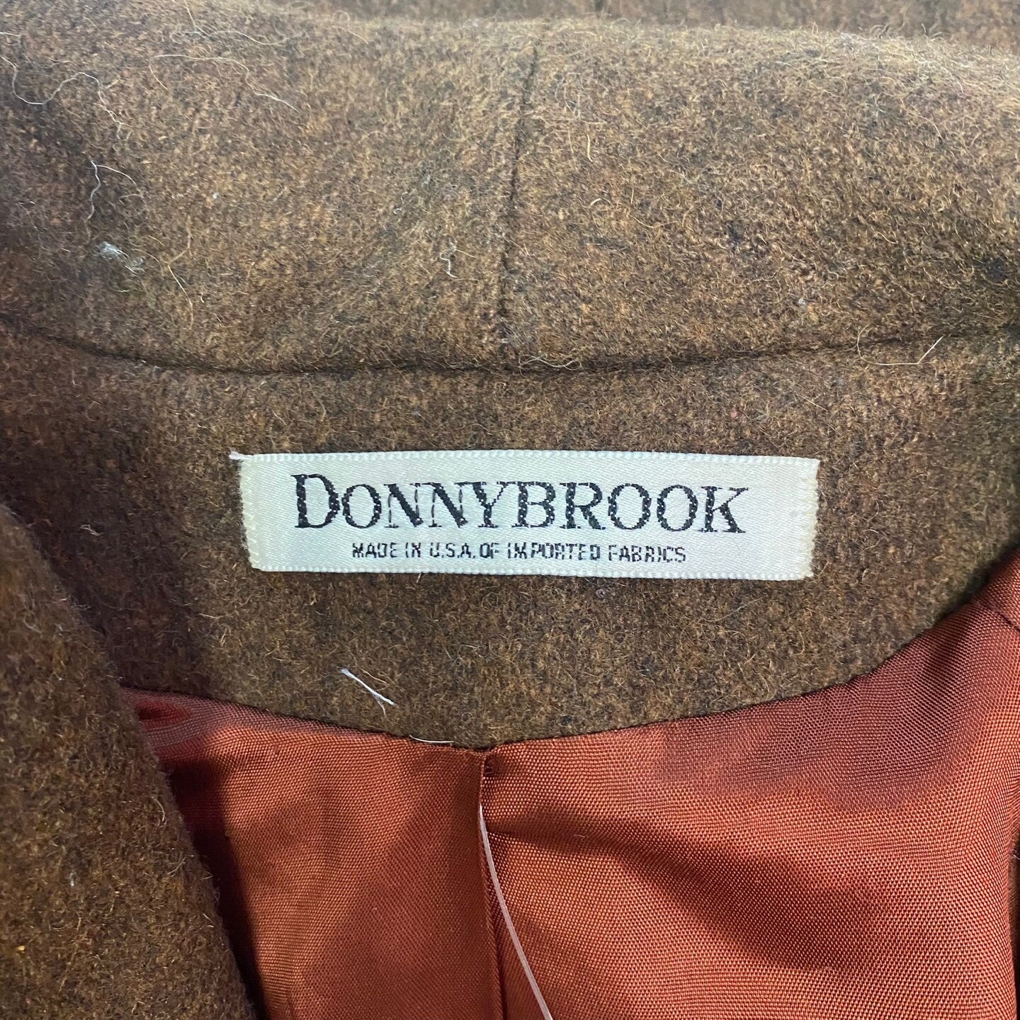 Vintage DonnyBrook Tasseled Wool Coat with Belt | Vintage Coat | Tassels | Western Wear | Vintage Women's Coat | Size S | SKU: STQ-1822
